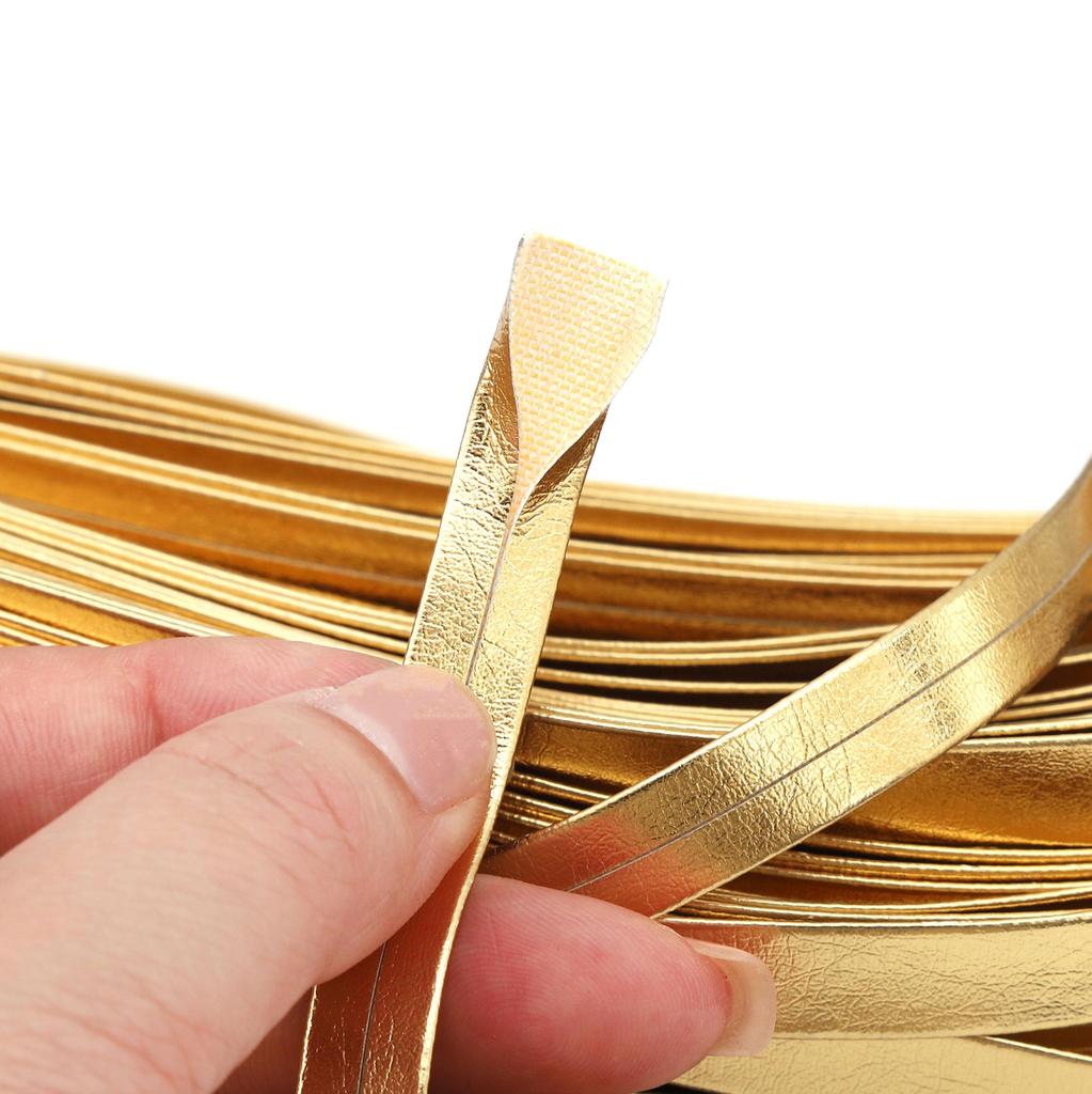 5Meter PU Shiny Leather Wrap Edge Strip DIY Supplies