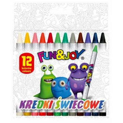 Fun&Joy 12-color Wax Crayons