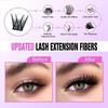 10/20/32Rows 12-16MM Thick Grafting Fake Eyelashes Curvature D DIY Lashes Extension  Daily