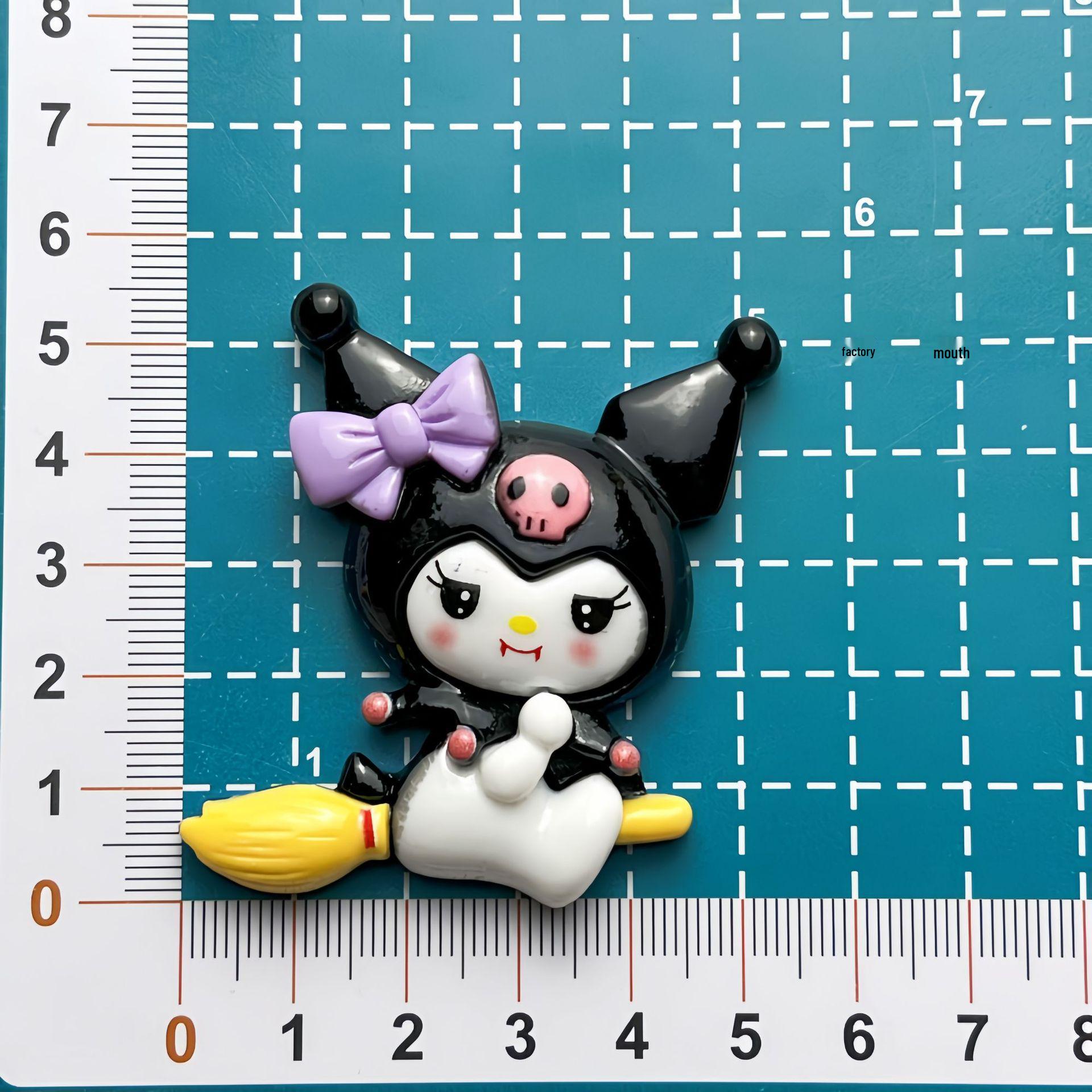 Cute Cartoon Halloween Hair Clip DIY Ornaments - Cream Glue Resin Accessories