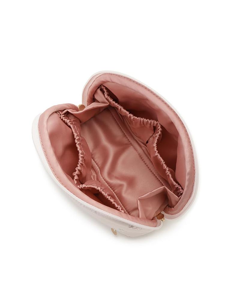 Rabbit Print Pouch PWGB261676 Pink Free Size [Gelato Pique] Women's