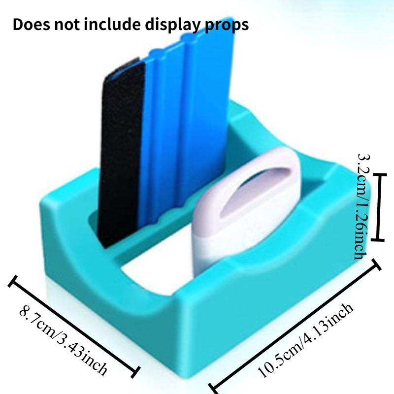 

1Pcs Silicone Cup Holder Non Slip Heat Resistant Mug Stand Simple Cup Coaster for Hot Drinks Safe Material Dining Room синий