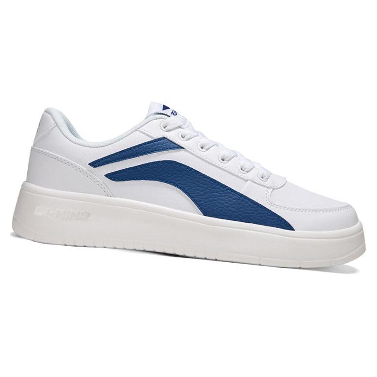 Li Ning Synthetic Leather Comfortable Slip Resistant, Abrasion Resistant, Lightweight Low top Skateboard Shoes Men's AGCP335-6