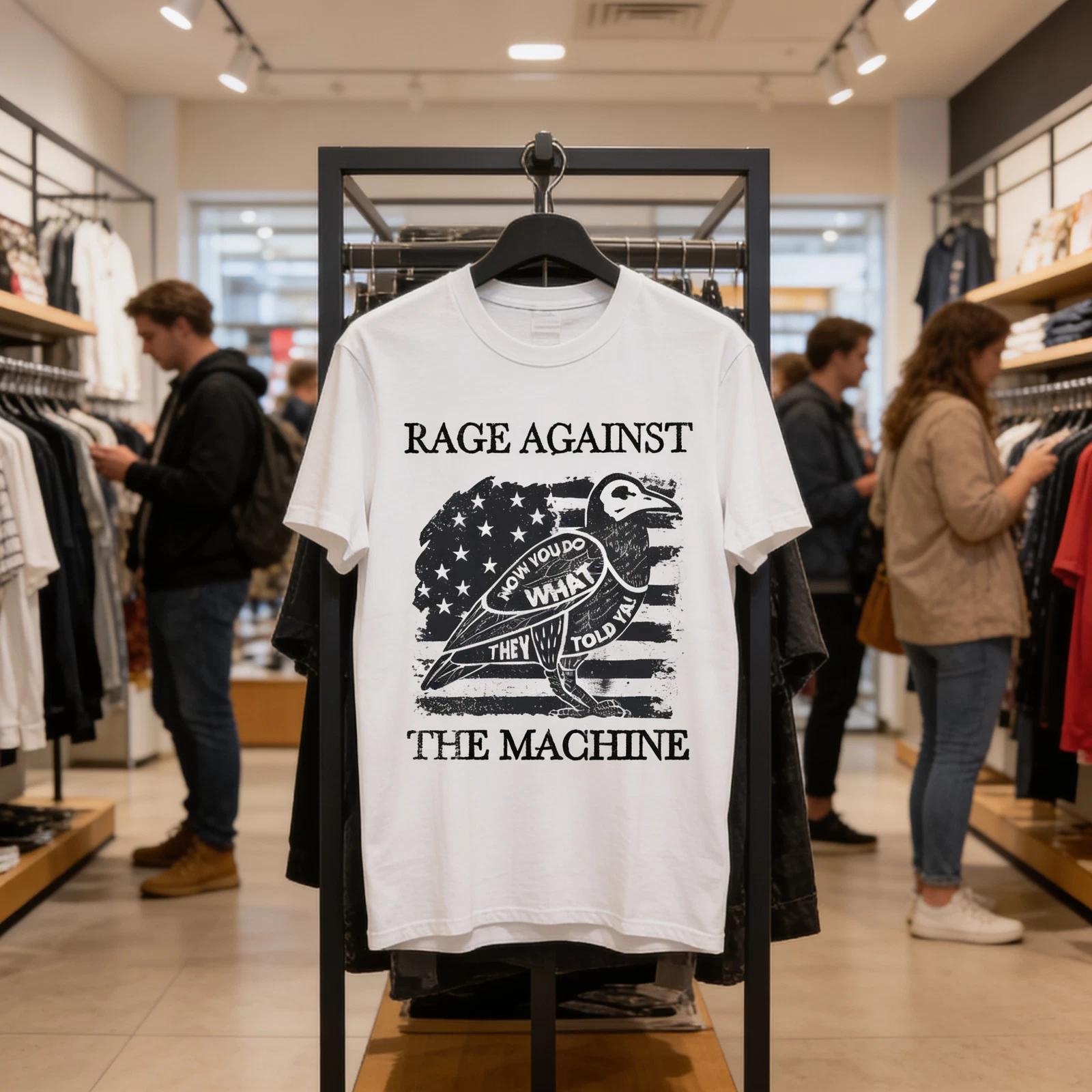 

Rage Against The Machine T-Shirt RATM Cotton Unisex All Size Shirt XL