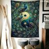 Peacock Wall Tapestry Aesthetic Wall Hanging Printed Fabric Blanket Decorative Tapestries for Bedroom Living Room Home Decor
