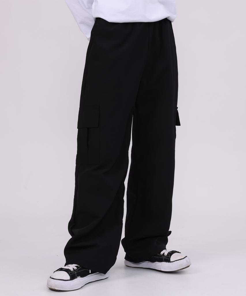 NP STUDIO [2Pack] Nylon String Wide Cargo Pants 3 Colors