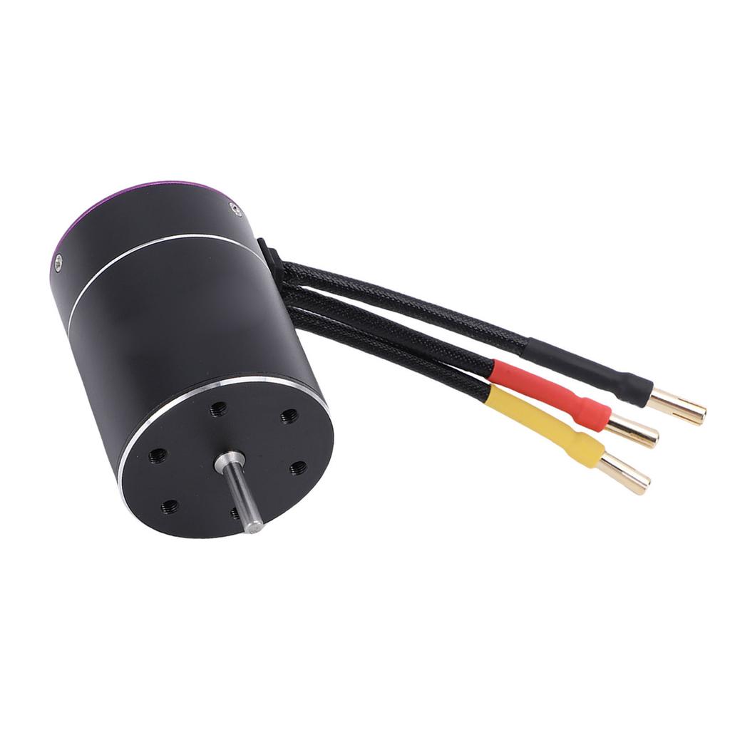 3650 4300KV Brushless Motor 3.17mm Shaft High Speed Motor for RC Car Boat Update Parts Purple Black