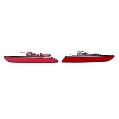 M63K-LED Tail Red Rear Bumper Reflector Light Lamp Stop Fog Brake Light For Honda JAZZ Fit 2010-2013 CRZ CRV Acura TSX