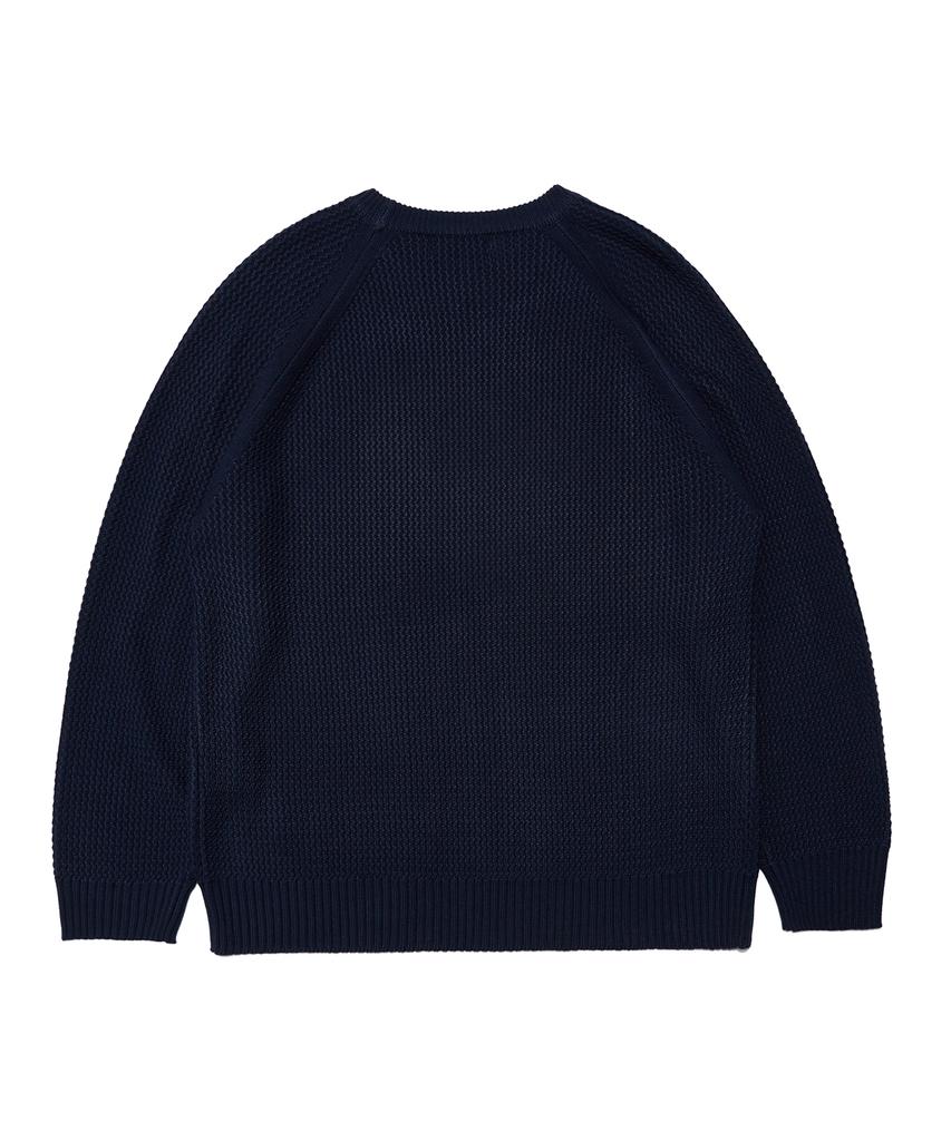 FIELDWORKER Modified Texture Raglan Knit [3 Colors]