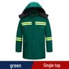 Reflective Cotton Work Jacket for Road and Landscaping Crew - Winter Cold-Proof for Sanitation, Traffic, and Property Management.