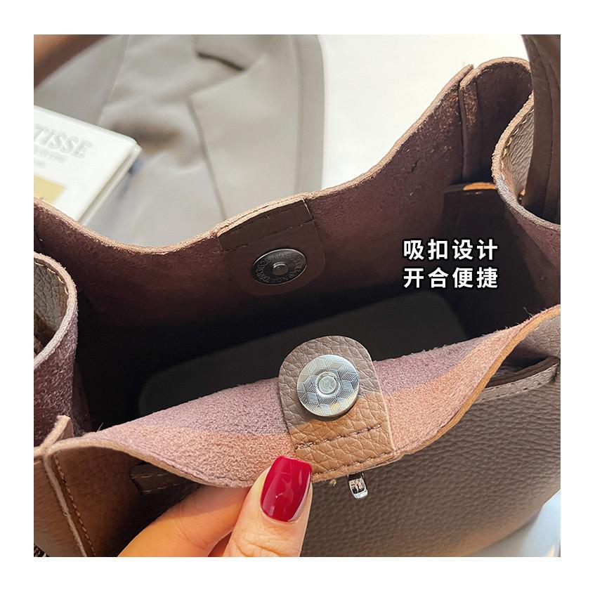 IELGY Ladies Messenger Bag Retro Fashion All-Match Portable Bucket Bag
