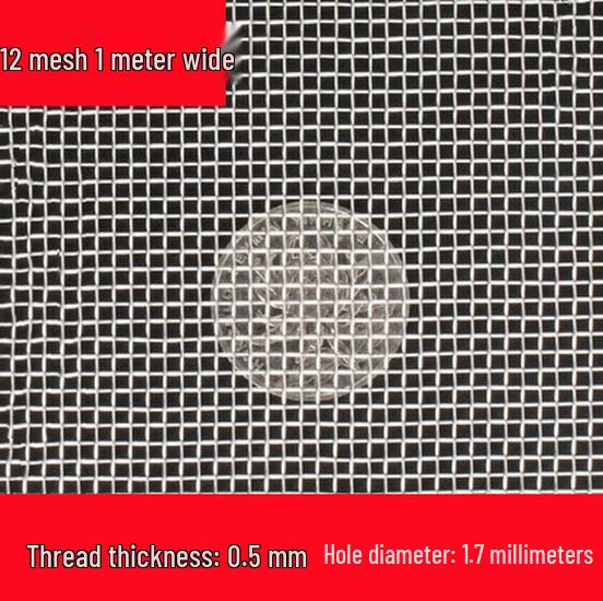 304 Edelstahlgewebe, 6-500 Maschen, Industrielles verdicktes Metalldrahtfilter.