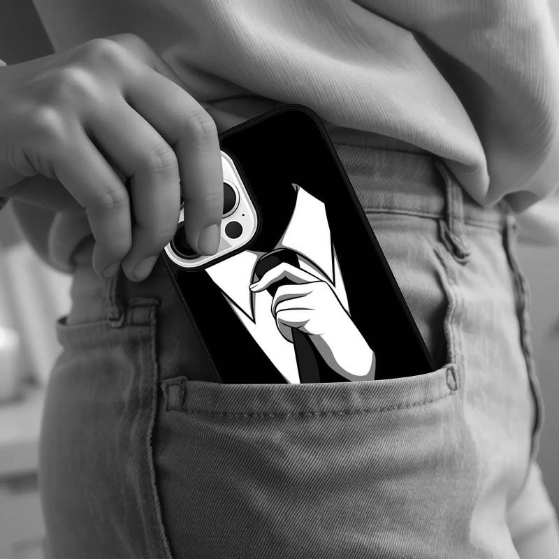 Suit Up Tie Phone Case For iPhone 17 Air 15 16e 14 13 Pro Max Coque 12 11 Pro Max PLUS cover