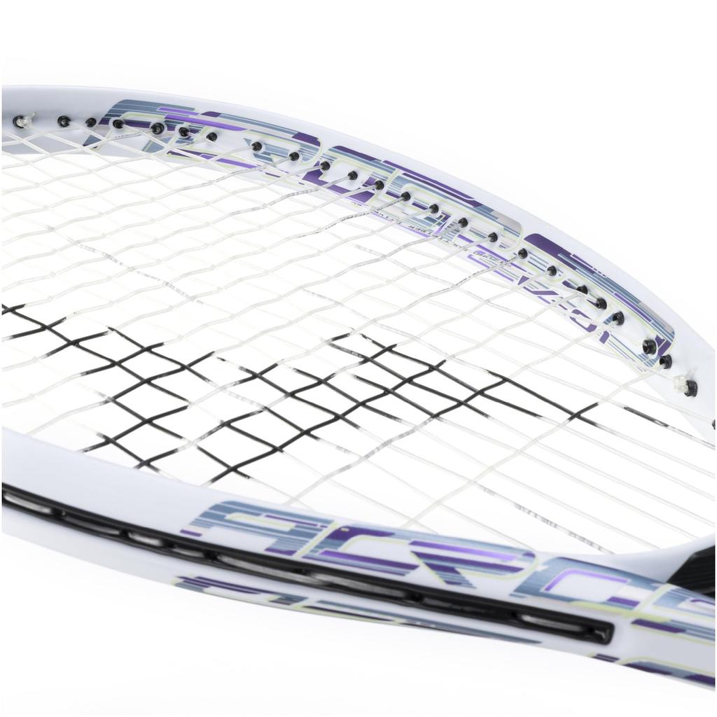 MIZUNO AcroSpeed Tennis Racket for Soft Tennis Portable Case Ice Blue x Purple 63JTN6A3 V-01 (Unisex) (Frame Only, Included)