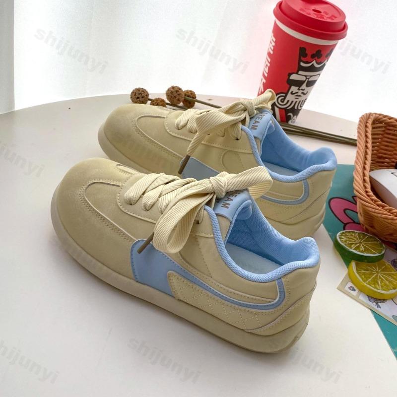 Fashion 2025 Spring New Retro Fashion Casual Sports Shoes for Women's Breathable Soft Soled Comfortable Non slip Shoes Low Top Sneakers