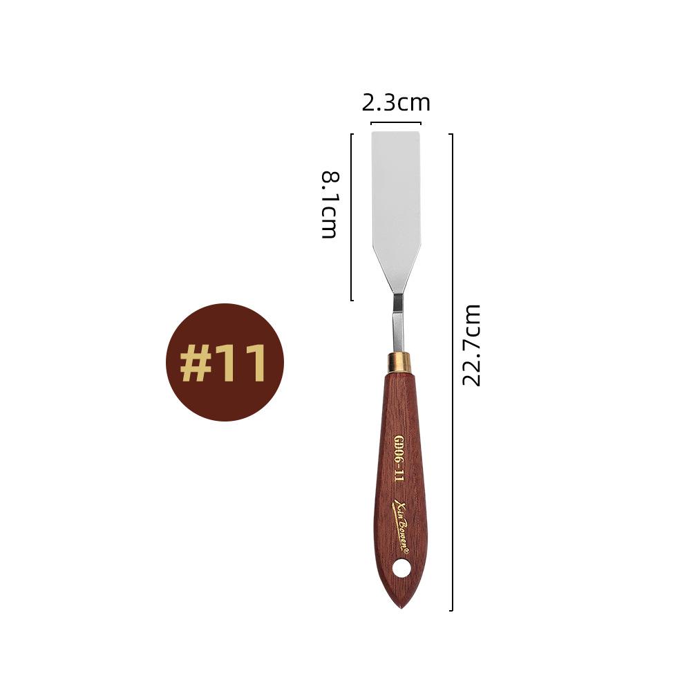 

Xin Bowen Art Multifunctional Stainless Steel Palette Knife for Oil, Gouache, Acrylic Painting