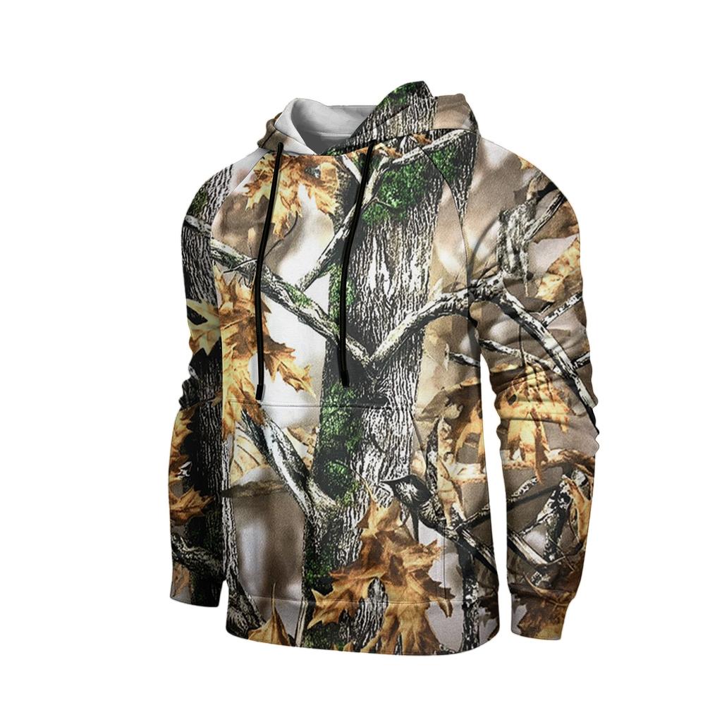 Men's Printed Loose Fit Hoodie with Pocket and Drawstring Casual Sweatshirt
