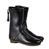 TOYBARJAPAN 1/6 Figure Accessories Leather Flat Boots Black 8FM04 Footwear for TBLeague Figures