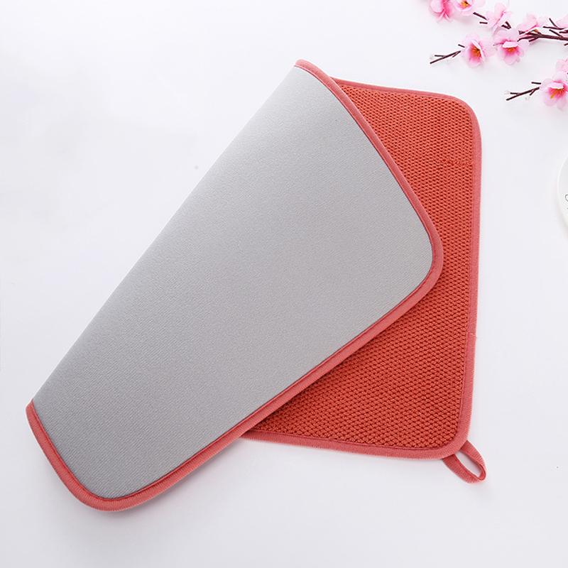 38 X 50cm Anti Slip Absorbent Dish Drying Mat Kitchen Sink Drainer Placemats