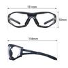 Yamamoto Kogaku LF-240G Protective Glasses with Protective Cover, Scratch-Resistant, Anti-Fog, Made in Japan, JIS Standard, UV Protection
