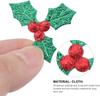 20/100PCS Christmas Bow Mini Bowknot Ornament Christmas Garland Bow Ornaments For Christmas Tree Wedding Party Decoration