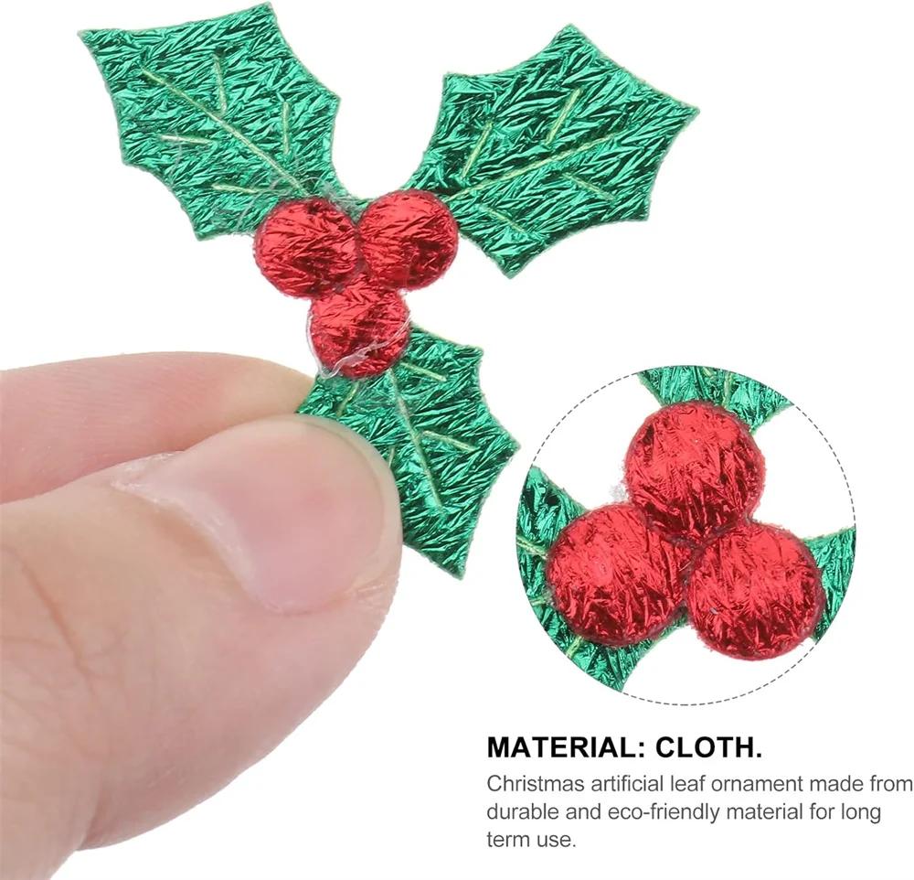 20/100PCS Christmas Bow Mini Bowknot Ornament Christmas Garland Bow Ornaments For Christmas Tree Wedding Party Decoration