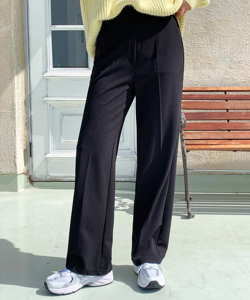 Ppaeppae Big Size Elastic Stretch Long Slacks