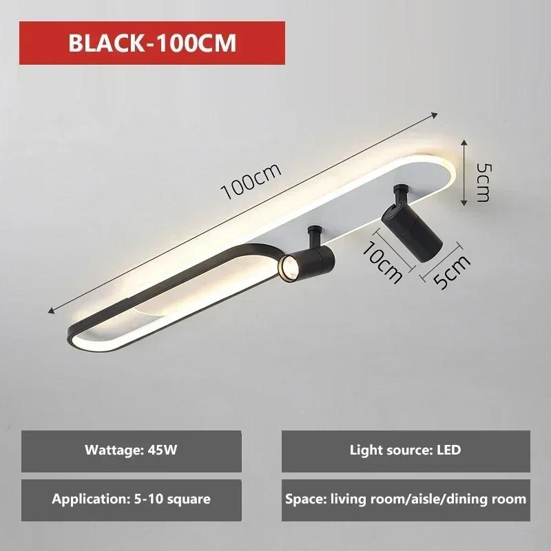 Modern LED Ceiling Lights with Spotlight Aisle Chandeliers for Living Room Hallway Cloakroom Lamps Home Decor Lighting fixtures