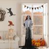 Eerie Halloween Hanging Skull Sound Activated Shrills Grim Reapers Thrilling Festivals Party Decorations for Outdoor