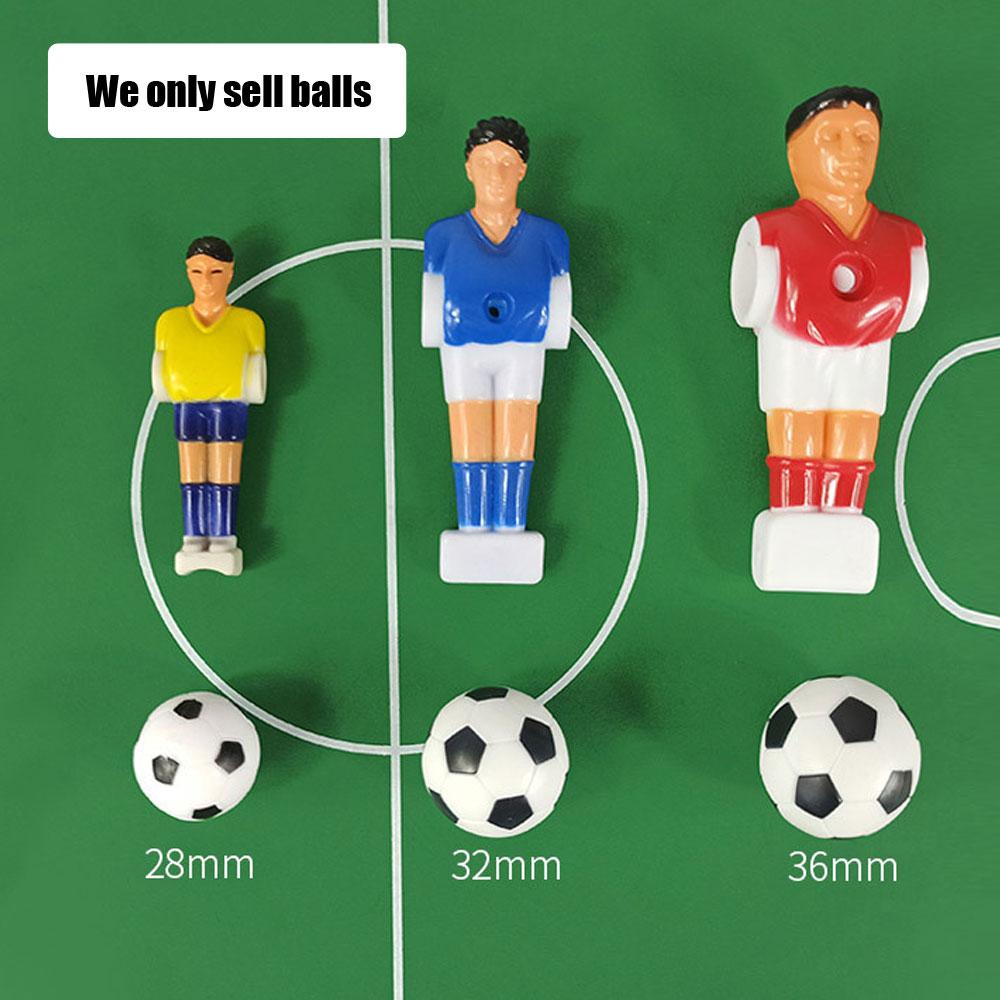 2 ks Pryskyřičný Fotbalový Míč na Stolní Fotbal Vnitřní Hry Fotbal 28 mm 32 mm 36 mm Míč na Stolní Fotbal Fotbalové Díly