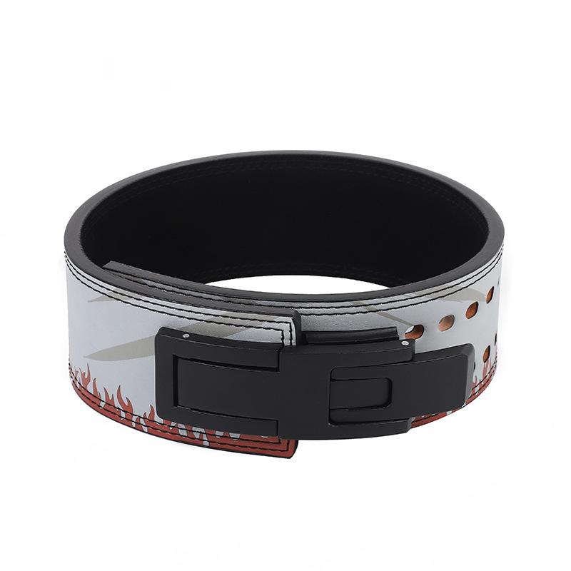 

Пояс из воловьей кожи с двойной защитой от давления для поясницы XXL-136 cm 100-120 waist белый