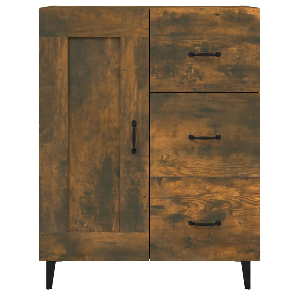 Sideboard Smoked Oak 69.5 x 34 x 90 cm Wood Based Panel
