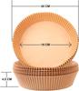 Air Fryer Paper Disposable Non-Stick Liners With Baking Tools: Cake Cups, Brush, Tongs & Gloves For Oven Airfryer Microwave