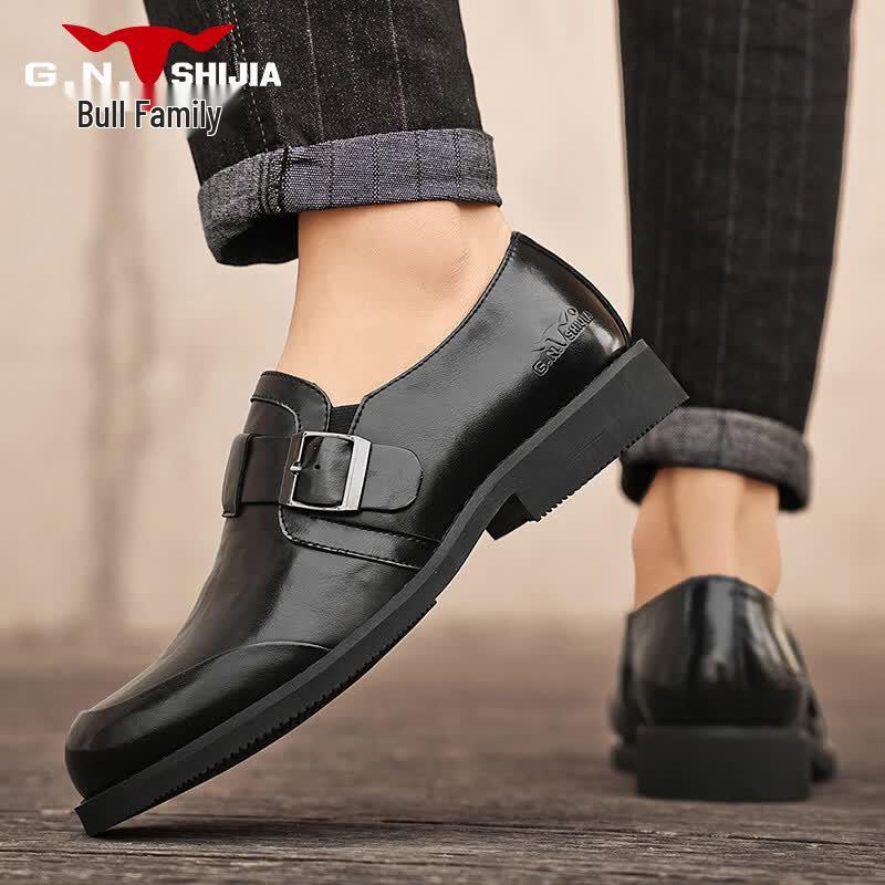 Men s Slip-On Horsebit Derby Dress Shoes 41