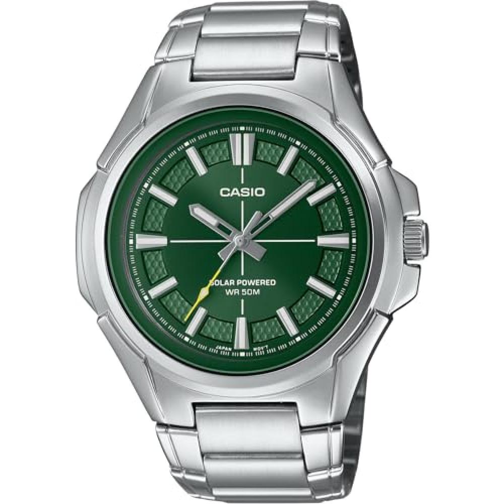 

CaSio 5 MTP RS100D 3AV [] [CaSio] Стандартные солнечные аналоговые датчики давления воздуха водонепроницаемые наручные часы для мужчин S зеленые