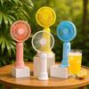 Portable USB Rechargeable Mini Fan for Kids and Students - Cute and Compact