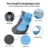 Reflective Breathable Mesh Dog Shoes - Non-slip, Wear-resistant Soles for Small and Medium Breeds