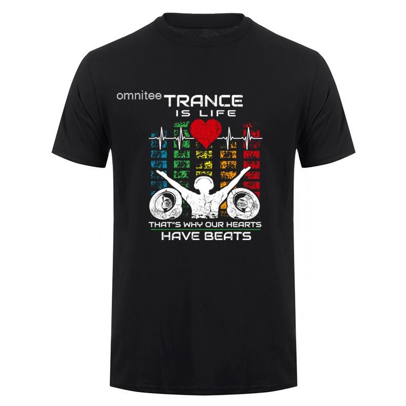 Im Addicted To Trance Music TShirt Streetwear Cotton Unisex EDM Rave Trippy DJ Gift T Shirts Tee HJ090