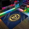 Portsmouth FC Design Crystal Velvet Carpet Cozy Non?Slip Printed Rug For Bedroom Living Room Entrance