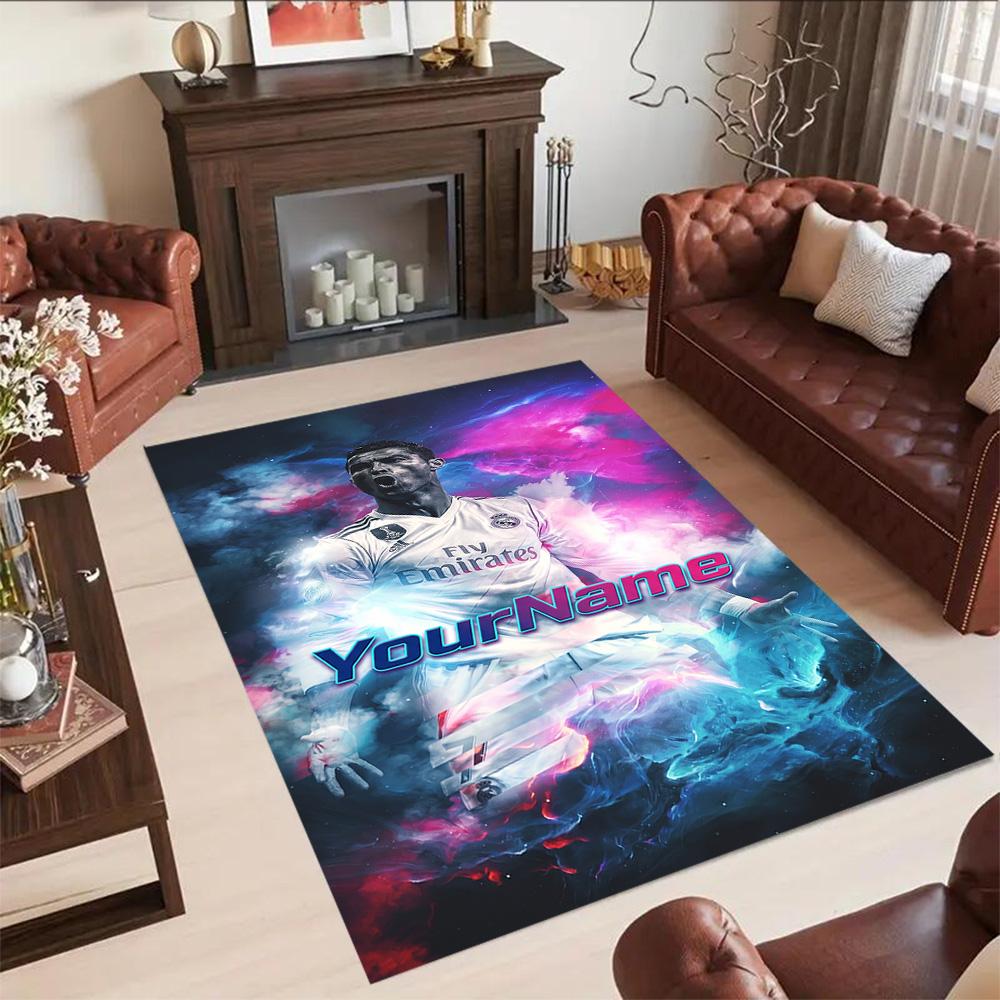 Cristiano Ronaldo 18 Customized Name Floor Mat Perfect for Dormitory Game Room Entryway Outdoor Antislip Carpet Office home decor Wedding Party Gift