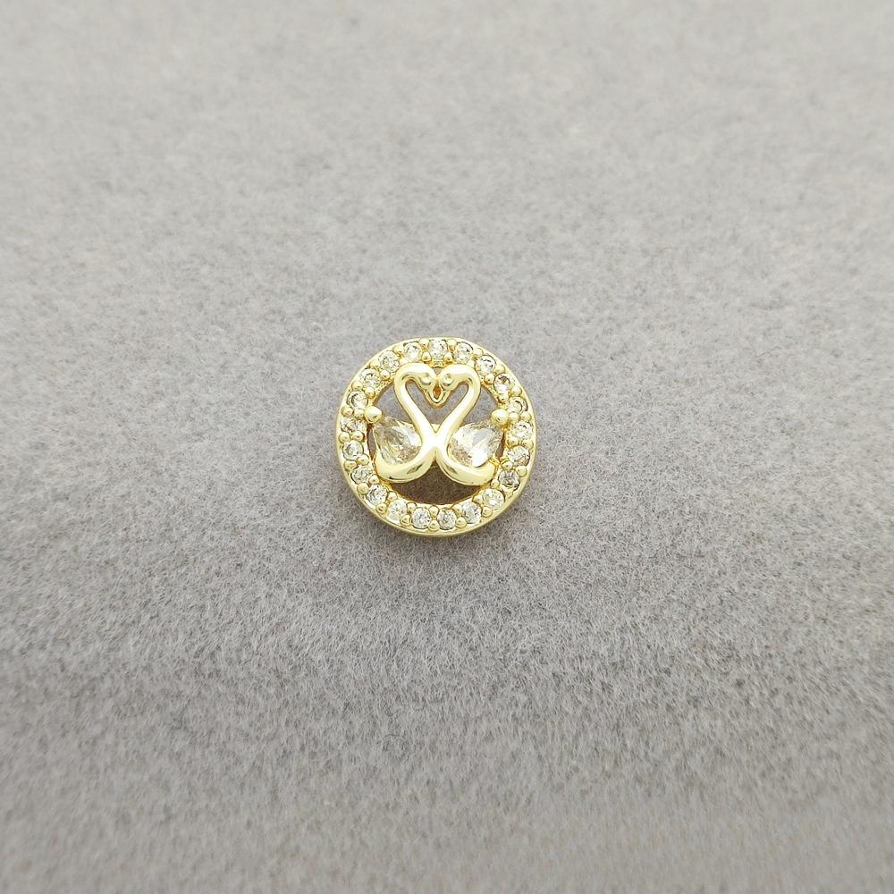 5pcs Cubic Zirconia Button for Clothing DIY Decorative CZ Sewing Buttons for Cashmere Knit Cardigan Shirt