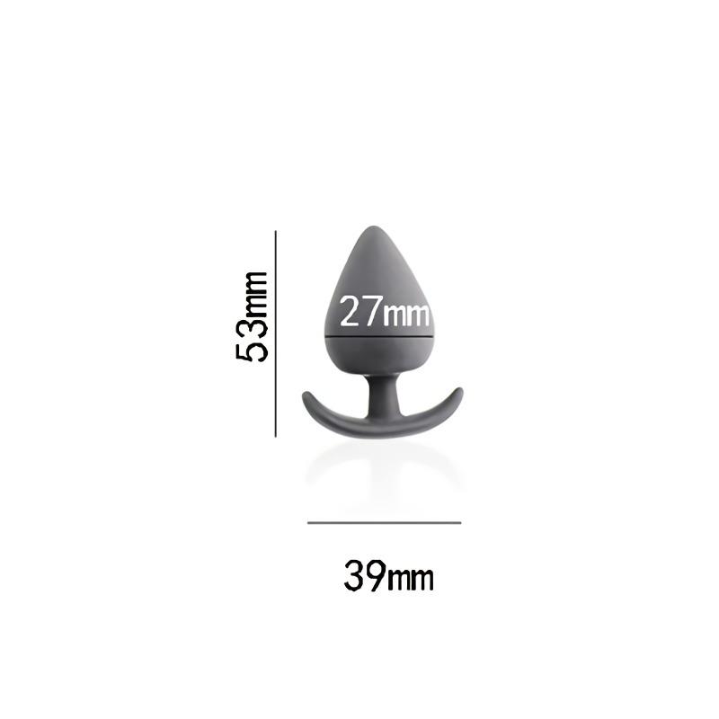 100% Safe Silicone Dildo Anal Plugs Butt Plug Unisex Sexy Stopper 3 Different Size Adult Sex Toys for Men/Women Trainer