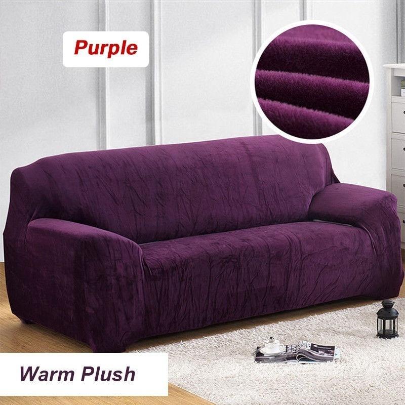 Upgrade 1 4 Seaters Thick Plush Recliner Sofa Covers Retro Cover Soft Couch Slipcovers At Affordable S Free Real Reviews With Photos Joom Plush Recliner Sofa Covers, Light Pink Leather Sofa Cover