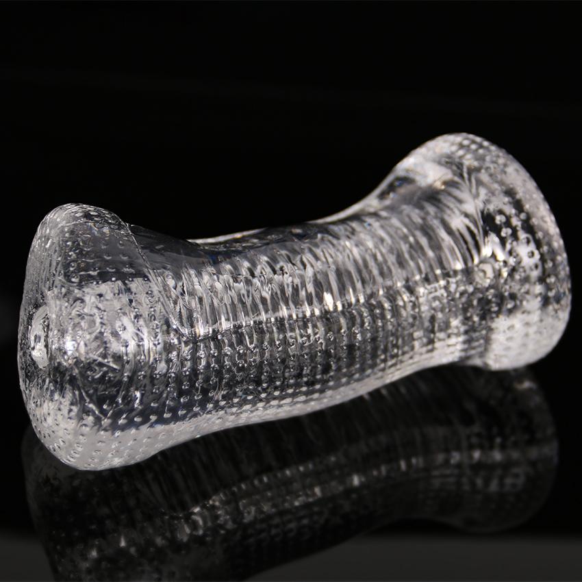 Silicone Transparent Vagina Pussy Masturbation Products Man Sex Toys Men Work Out Endurance Exercise Adult Sexual