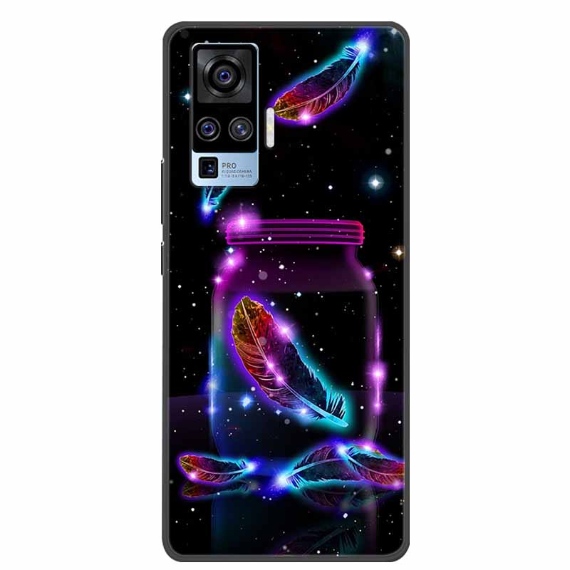 Für Vivo X50 Pro Hülle Cartoon TPU Weiches Silikon Handyhüllen für Vivo X50 Pro Plus Pro+ Abdeckung für Vivo X50 5G V2001A Süße Coque