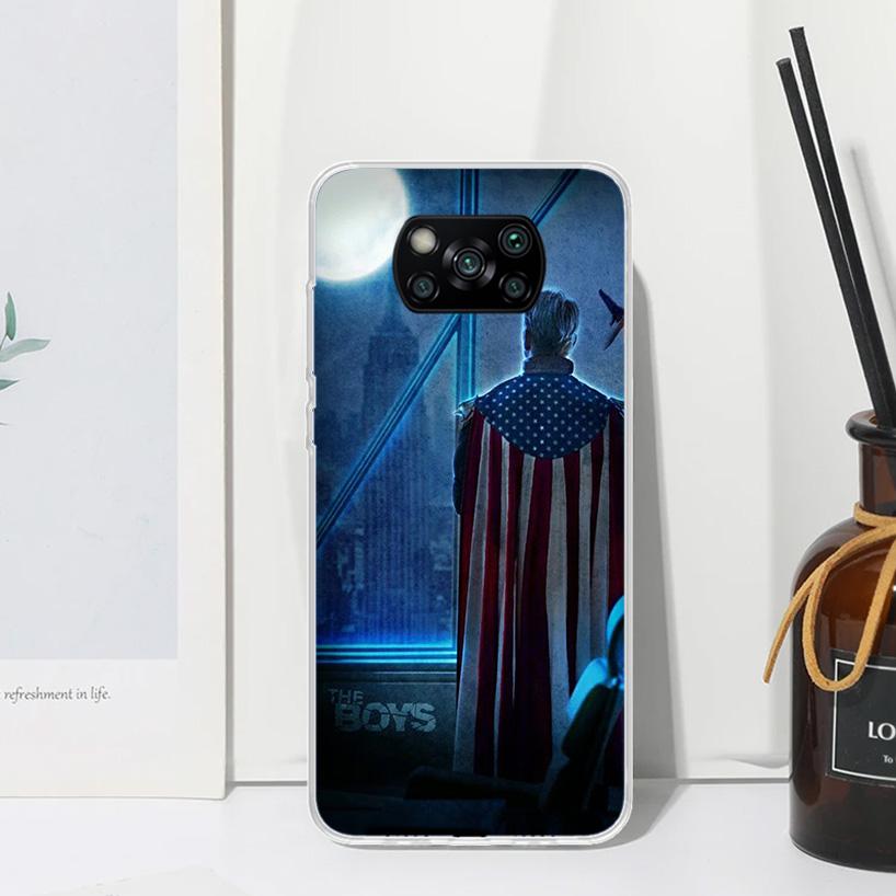 The Boys Homelander TV Phone Case For Xiaomi Poco X7 X6 X5 M7 M8 Pro F7 Ultra Redmi 15C 15 13C 13 12C 12 10 10C 10A Art Fundas P