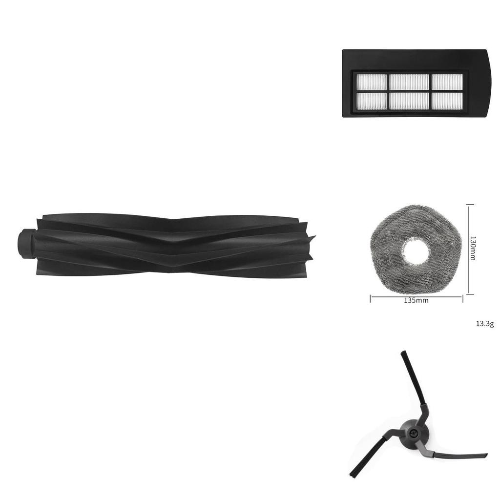 Für Eufy X9 Serie Reinigungsroboter Zubehör Haupt- und Seitenbürste Filtersieb für die Hausreinigung