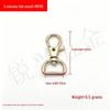 Zinc Alloy Fish Mouth Buckle for Dog Luggage, Shoulder Straps, Keychains, and Webbing.