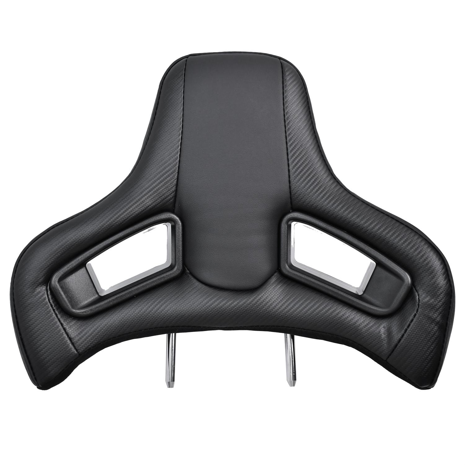 Car Sport Seat Headrest PVC Leather