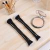 2 Stück Foundation Make-up Pinsel Doppelseitig Flach/Winkelspitze Konturpinsel für Beauty Blending Flüssigpuder Concealer Creme
